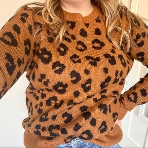 Old Navy Leopard Sweater